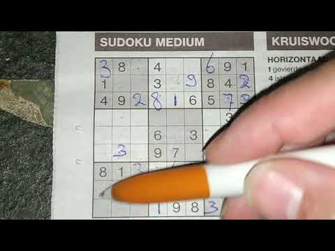 Sudoku friends here is an awesome Medium Sudoku puzzle (with a PDF file) (#270) 10-01-2019