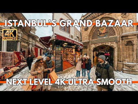 ISTANBUL TURKEY 2026 4K WALKING TOUR | Grand Bazaar (Kapalıçarşı) Real Market Vibes