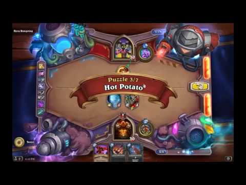 Solution Puzzle Lab Lethal: Hot Potato - Myra Rotspring (3/7), Hearthstone Boomsday
