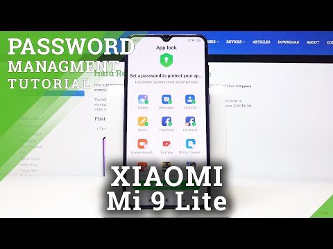 How to Set Up Password to Apps in XIAOMI Mi 9 Lite – Add App Protection