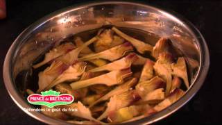 Artichauts petits violets marinés