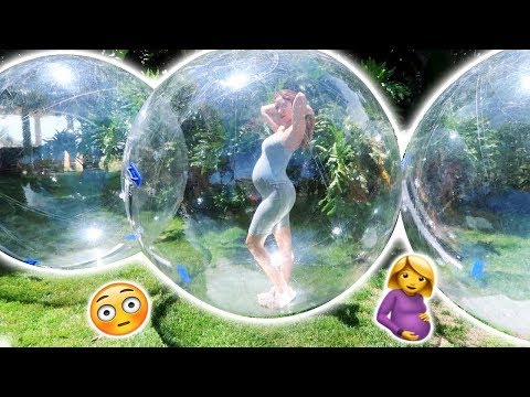 CATHERINE STUCK IN GIANT BUBBLE BALL!!! (SORRY BUT THIS IS SOMETHING WE HAD TO TRY) Video