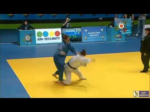 Judo 2013 European Open Women Rome: Pogacnik (SLO) - Taeymans (BEL) [-70kg] bronze