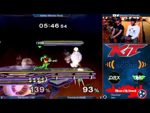 KIT2016 - The Score | Iori (Pikachu, Falcon) vs ihavespaceballs (Samus, Falco) - Melee Winner Finals