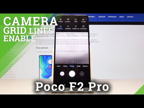 How to Activate Camera Grid Lines in XIAOMI Poco F2 Pro – Grid Lines