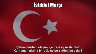 Turkish National Anthem (İstiklal Marşı) With Lyrics