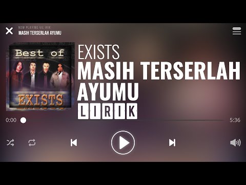 Exists - Masih Terserlah Ayumu [Lirik]