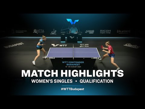 Linda Zaderova vs Christina Kallberg | WTT Contender Budapest 2021 (Qual)