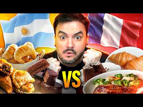 COPA DO MUNDO DE COMIDAS: França x Argentina!
