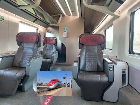 Viaggio in Executive su Frecciarossa ETR 500 da Torino a Milano e visita completa del treno!