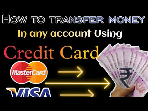 How to transfer Money in any account using credit card|Fund transfer tutorial