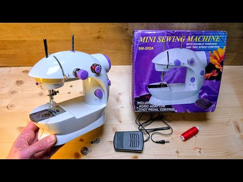 Mini Sewing Machine - Review, DEMO & How to Operate it! SM-202A Tutorial For Beginners