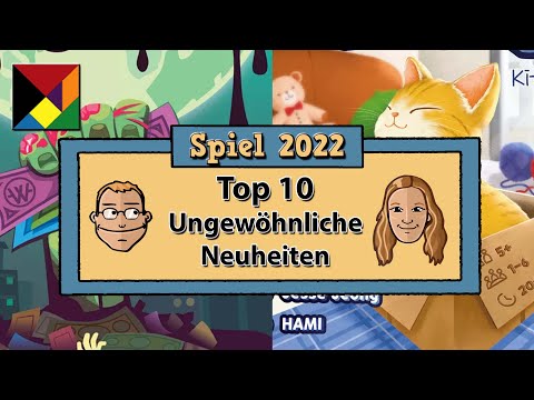 Top 10 Ungewöhnliche Spiele – Spiel Essen 2022 Previewliste #2 – Brettspiele Neuheiten