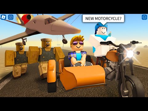 ROBLOX A Dusty Trip FUNNY MOMENTS (MOTORCYCLE)