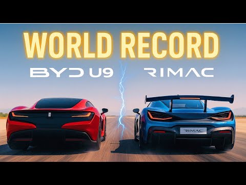 RIMAC NEVERA R vs BYD U9 TRACK EDITION: Der ultimative Showdown der elektrischen Hypercars!