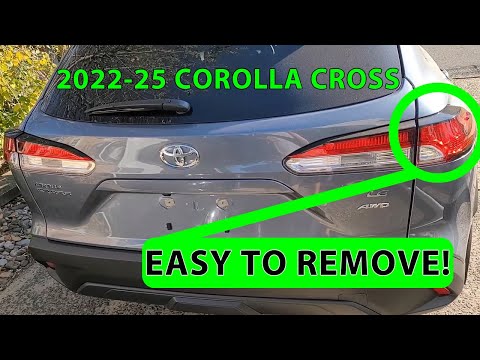 How To Remove 2022-2025 Toyota Corolla Cross Tail Light. Body Side.