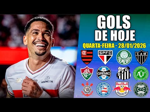 ⚽ ALL THE GOALS FROM WEDNESDAY, JANUARY 28, 2026 - TODAY'S GOALS, BRAZILIAN CHAMPIONSHIP SERIES A