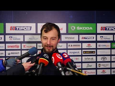 Tomáš Vošvrda a Matúš Paločko po zápase s Michalovcami (43. kolo)