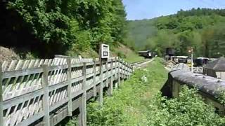preview picture of video 'Dean Forest Railway, 2010-May-23, part 2 - Norchard to Lydney: Outward'