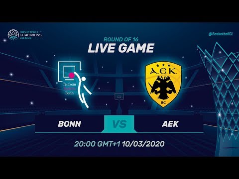 LIVE 🔴 - Telekom Baskets Bonn v AEK - Round of 16 - Basketball Champions League 2019-20