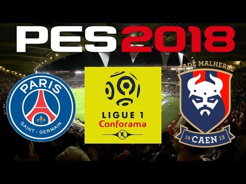 PES 2018 - 2017-18 Ligue 1 - PSG vs CAEN