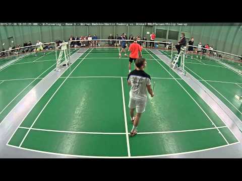 HBK - M-Turnering - Bane 3 - Morten Bødskov/Martin Faaborg vs. Mikkel Stoffersen/Philip Seerup