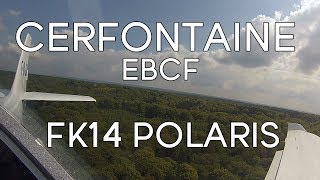 preview picture of video 'Aérodrome Cerfontaine FK14 Polaris'