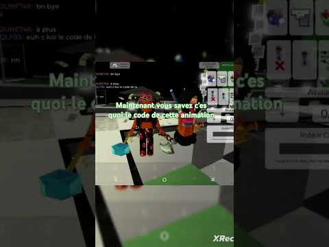 Plus besoin de chercher le code de l'animation#robloxanimation#abonnevous #lajustice
