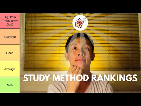 Ranking Every Study Method I've Ever Used | What is the BEST way to study?