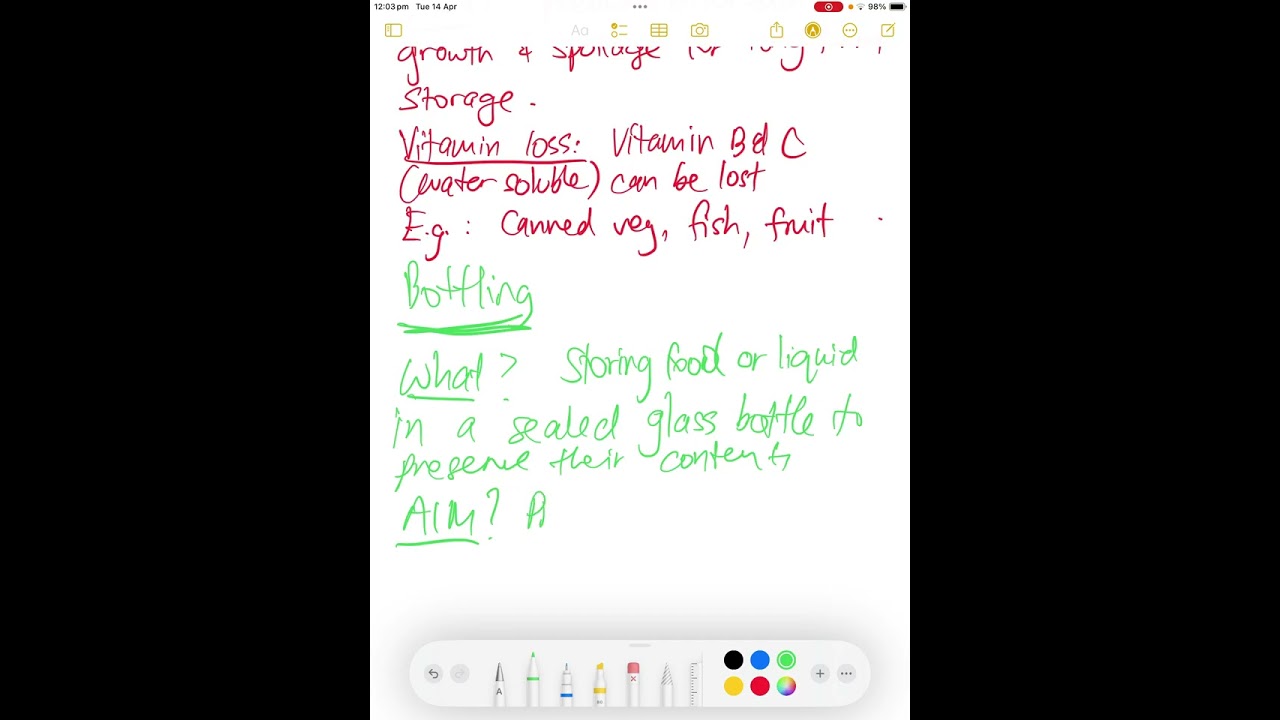 2.5 Safe foods: Food Processing
