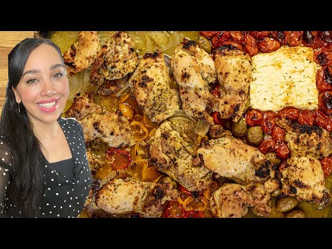 Greek Sheet Pan Chicken Dinner