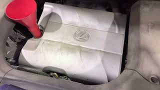 2007-2015 Lexus RX350 RX450h, 2007-2018 ES350 Engine Oil Change And Filter Replacement Instructions