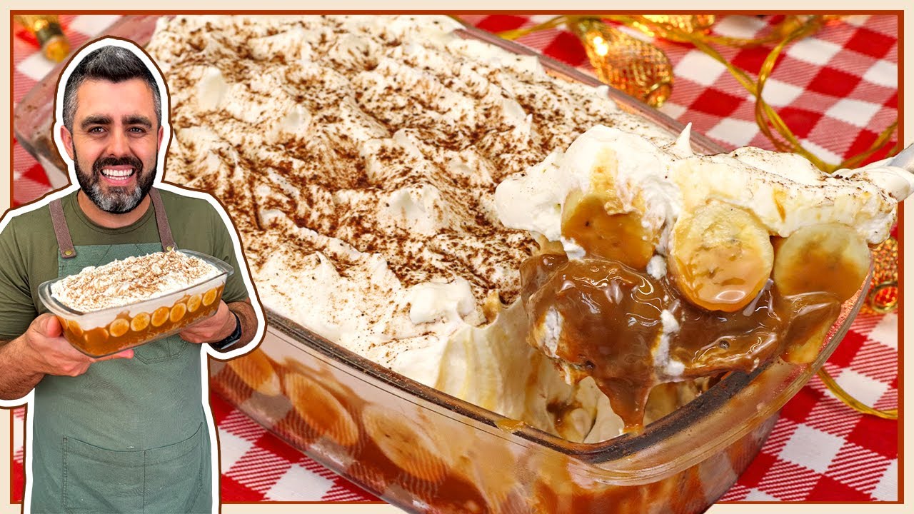 BANOFFEE PIE IN A TRAY: Easy, Quick and Irresistible! 🍌✨