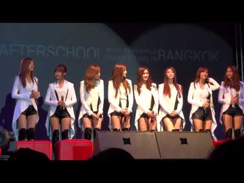 After school Fanmeet in Bangkok 23-02-13 (press conference clip1) - Central world live