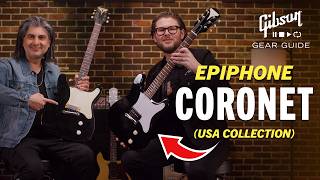 NEW Epiphone USA Coronet COMPARED To VINTAGE 1958 Prototype!