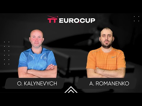 17:10 Oleksandr Kalynevych - Andrii Romanenko 15.10.2025 TT Euro.Cup Ukraine Master. TABLE 3