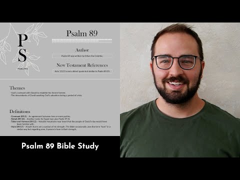 Psalm 89 Summary: 5 Minute Bible Study