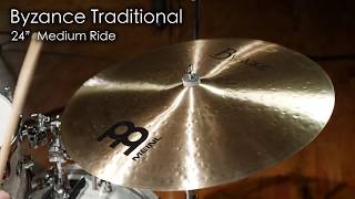 Video thumbnail for Meinl Cymbals B24MR Byzance 24" Traditional Medium Ride Cymbal by MEINL Cymbals - Official Product Videos