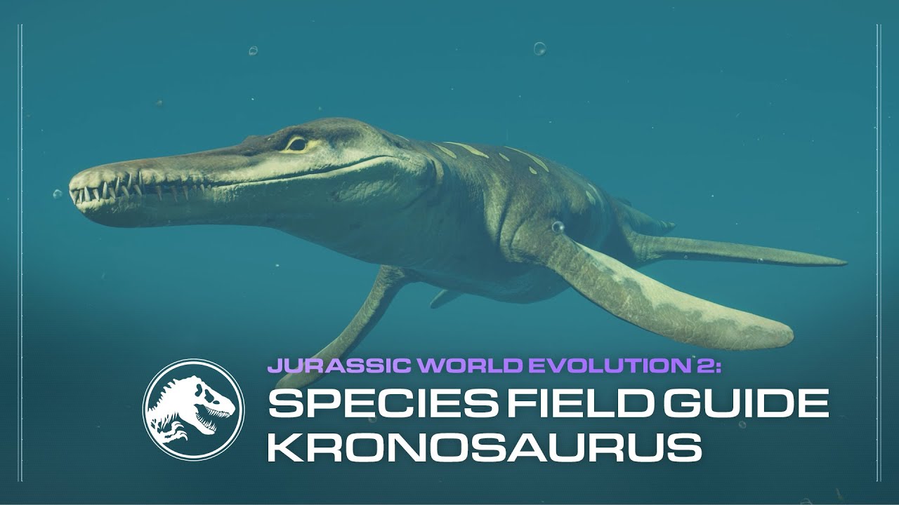 Species Field Guide | Kronosaurus | Jurassic World Evolution 2 Early Cretaceous Pack - YouTube