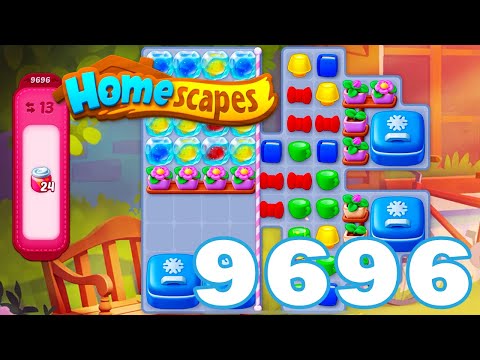 Homescapes Level 9696 HD 3 - match puzzle game | Gameplay Walkthrough | android | GameGo Game | IOS