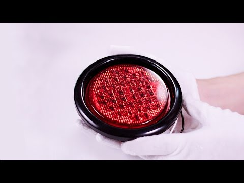 4 inch Round Stop/Turn/Brake/Tail Light Truck Trailer RV Red w/Flush Mount Review| PARTSam