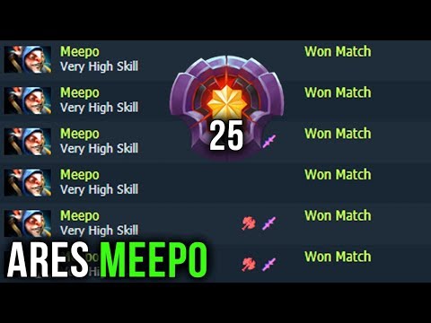 German Superstar Ares Best Dotabuff Meepo Player & Spammer 600+ Games - EPIC Meepo Compilation Dota2