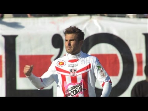 Goal Adrian MUTU (90' +2 pen) - AC Ajaccio - Olympique Lyonnais (3-1) / 2012-13