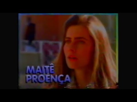 Chamada de elenco da estréia da novela "Felicidade" em 1991.