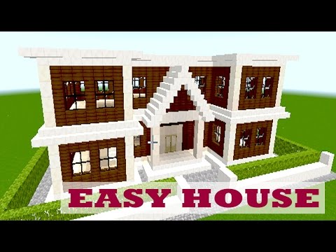minecraft easy big house minecraft project