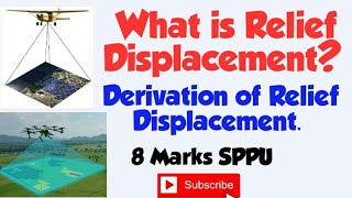 What is Relief Displacement in Aerial Photogrammetry? Derivation of Relief Displacement.