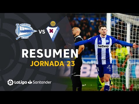 Resumen de Deportivo Alavés vs SD Eibar (2-1)