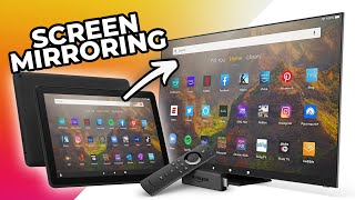 Screen Mirroring Amazon Tablet to TV with Fire TV Stick & Cube