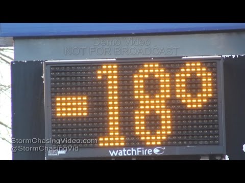 Rice Lake, WI Arctic Blast Sub Zero Temps - 1/10/2016