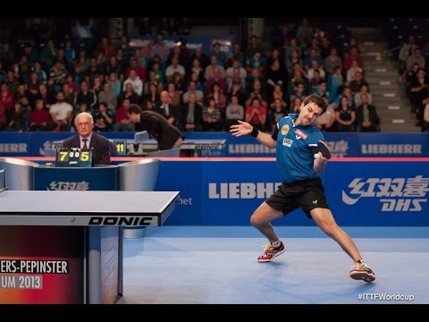 Men´s World Cup 2013 Highlights: Timo Boll vs Marcos Freitas